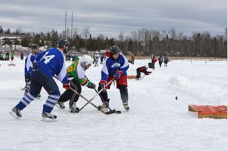 St. Ignace Labatt Blue UP Pond Hockey Championship < Go Back Location: Moran Bay, Lake Huron